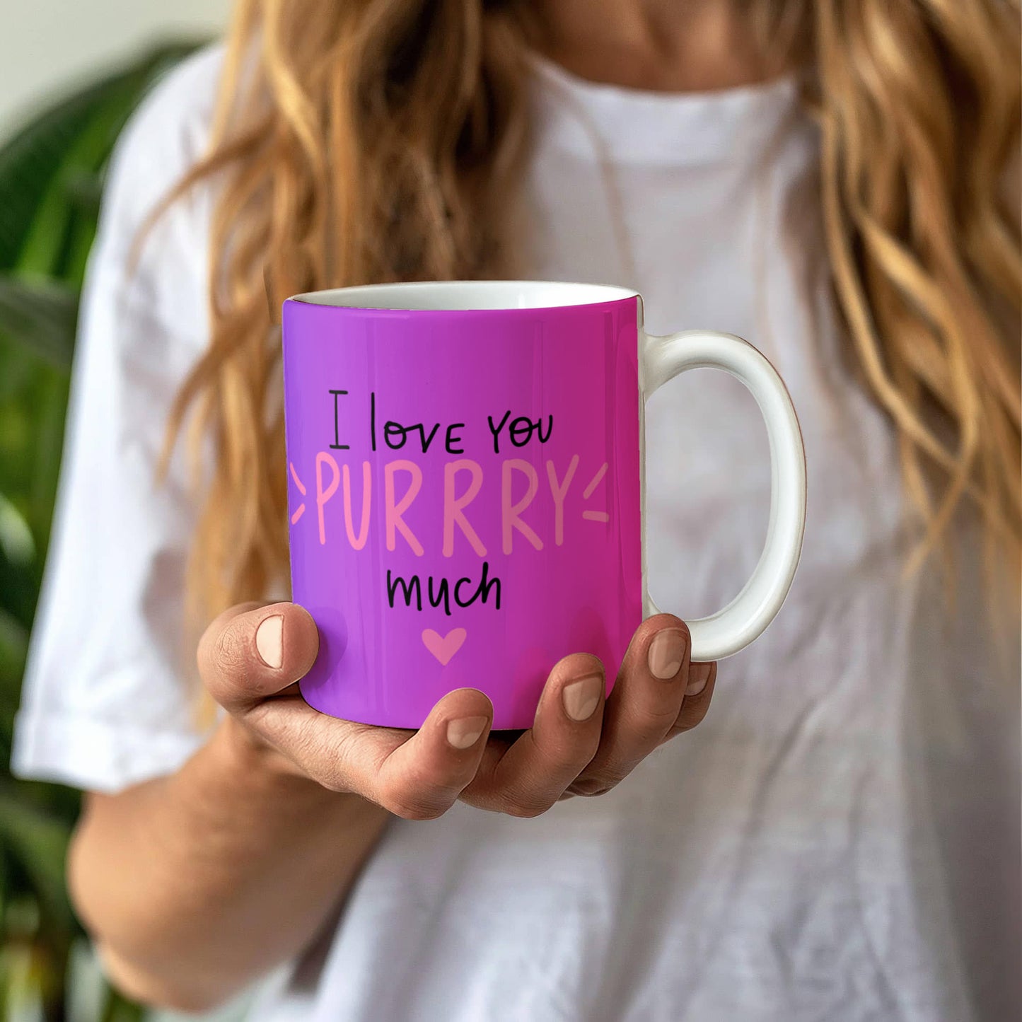 White Glossy Mug / Purr-fectly crafted for cat lovers! -HLMGCT 102