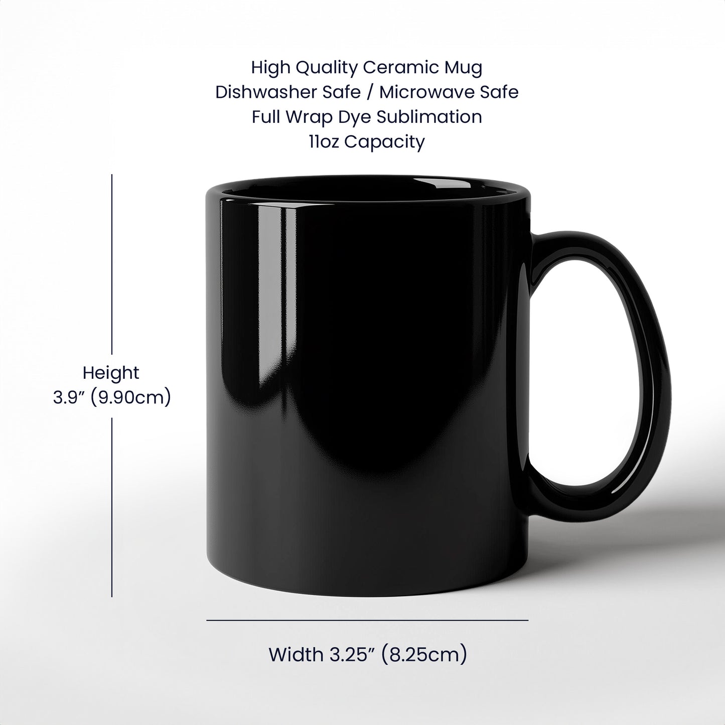 "Black Ceramic Mug with delightful post-stamp cat images and 'xoxo' texts." -HLMGCT 702